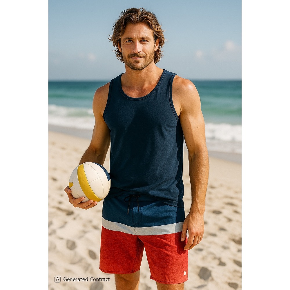 Hurley Men's Phantom Blocked Boardshorts – Size 30" Waist